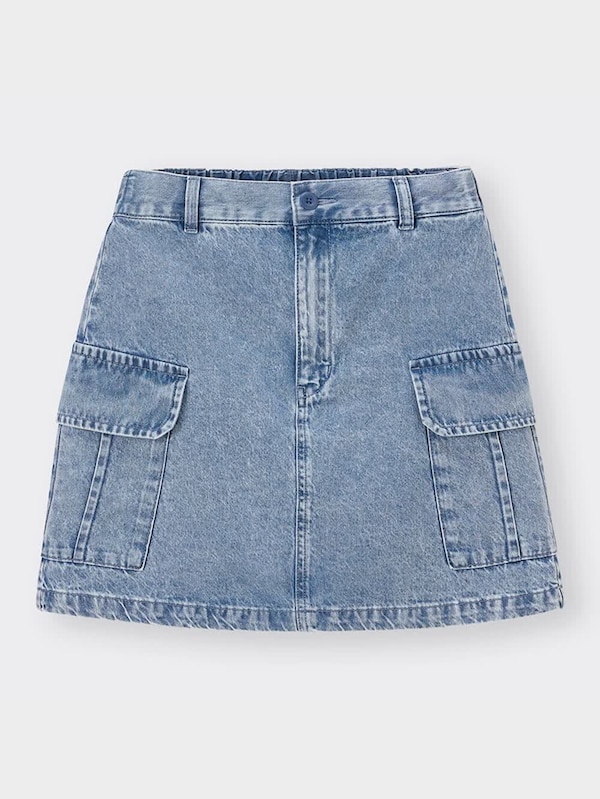 GU公式 | GIRLSカーゴミニスカートパンツJR 