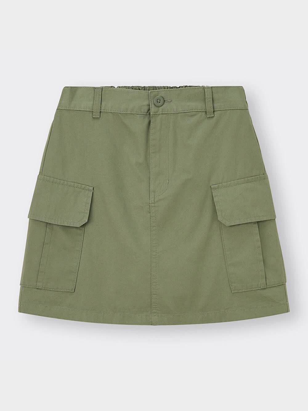 カーゴ ミニスカート GU公式 | GIRLSカーゴミニスカートパンツJR