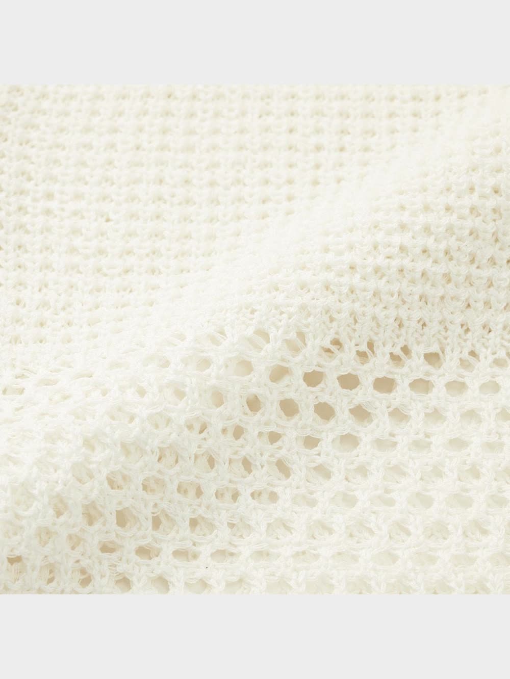 GU公式 | GIRLSメッシュカーディガン(5分袖)JR