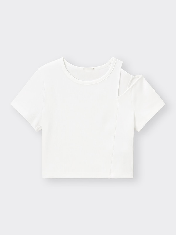 ショルダーカットアウトT(半袖)+E