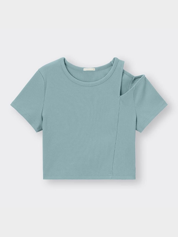 ショルダーカットアウトT(半袖)+E