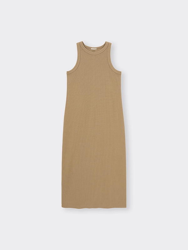 リブナローワンピース(ノースリーブ)