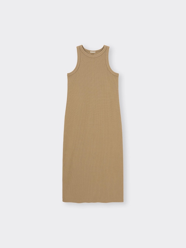 リブナローワンピース(ノースリーブ)