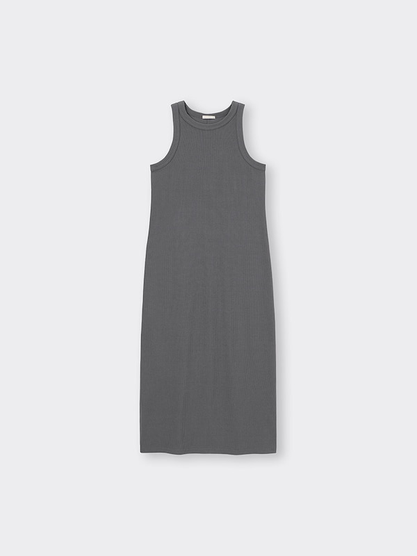 リブナローワンピース(ノースリーブ)