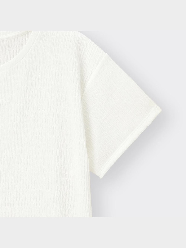 GIRLSネックスリットクロップドT(半袖)JR