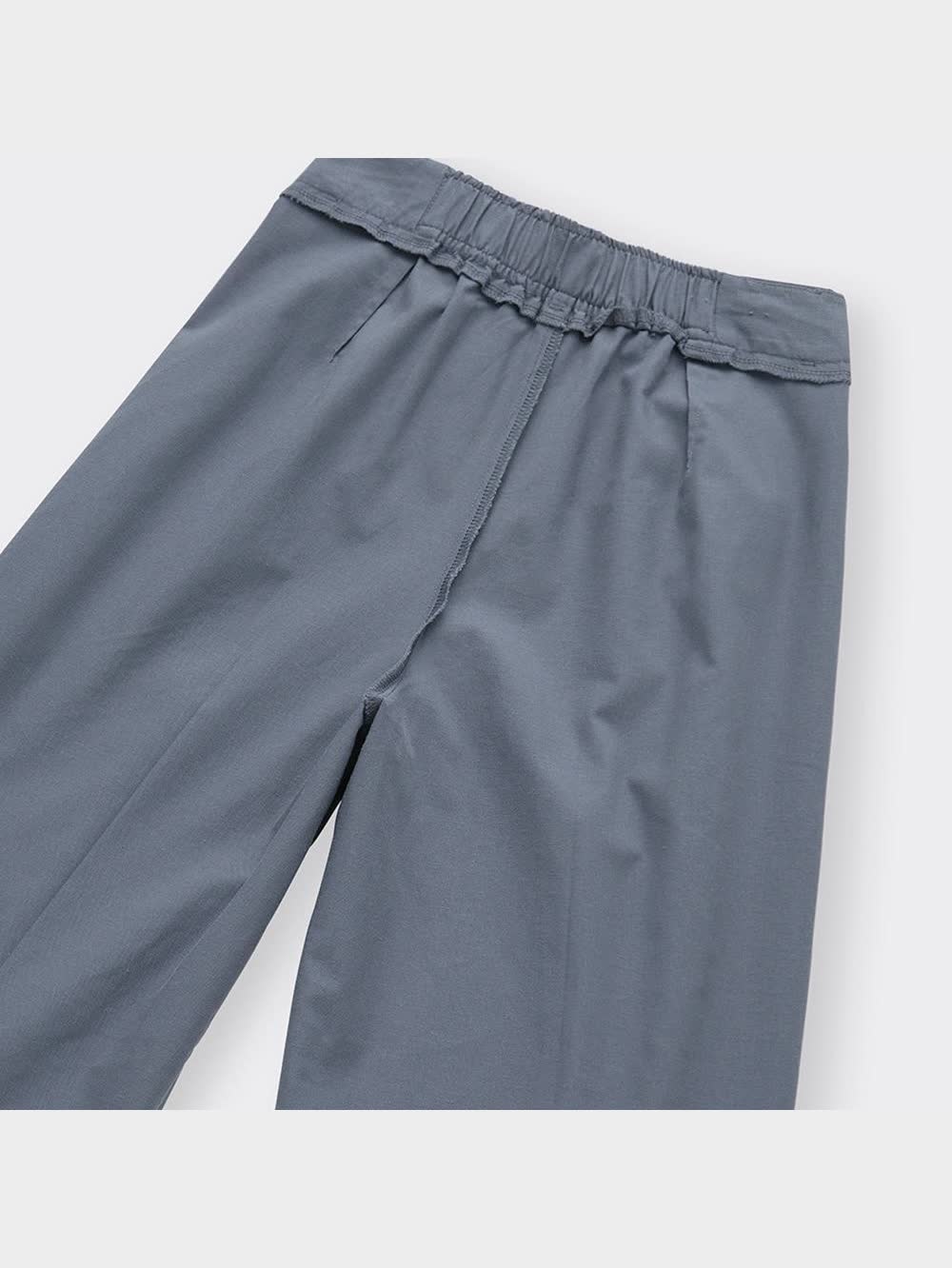 ゆう☆即購入歓迎　 GU公式 | リネンブレンドタックワイドパンツ+EC(丈長め80.0cm)