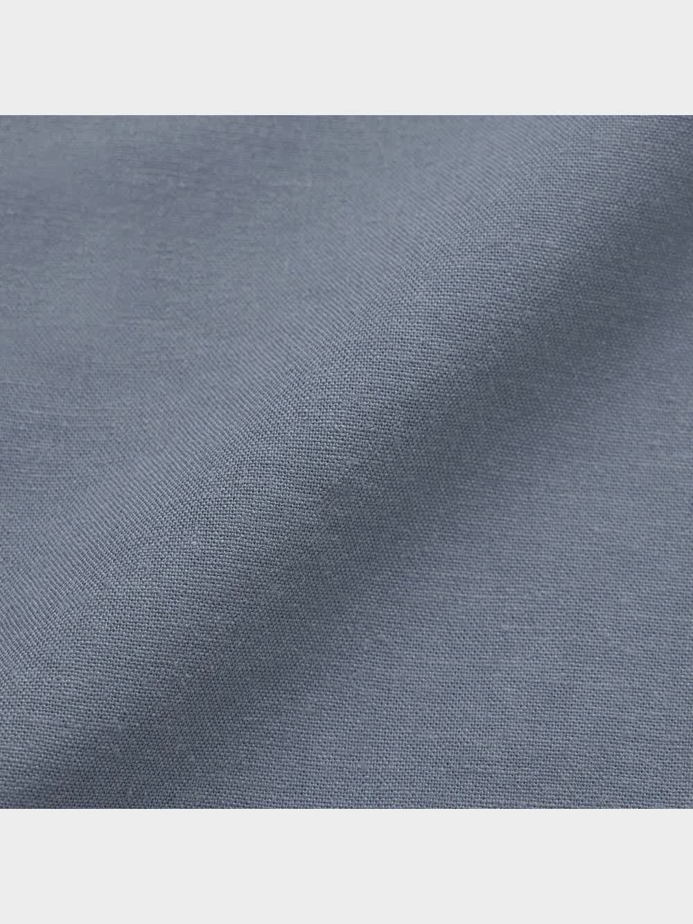 MY WAY シルバー ジンクbrunt GU公式 | リネンブレンドタックワイドパンツ+EC(丈長め80.0cm)