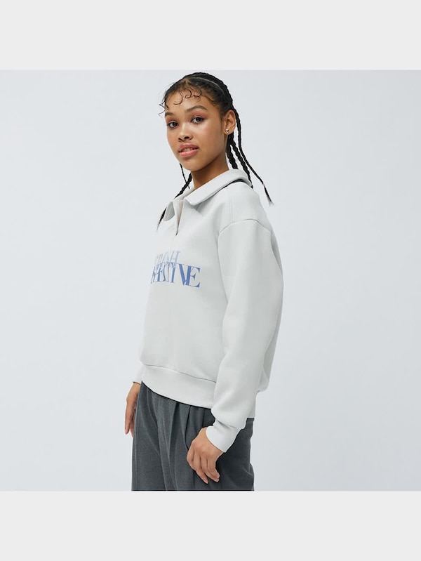 グラフィックスウェットプルオーバー(長袖)+E