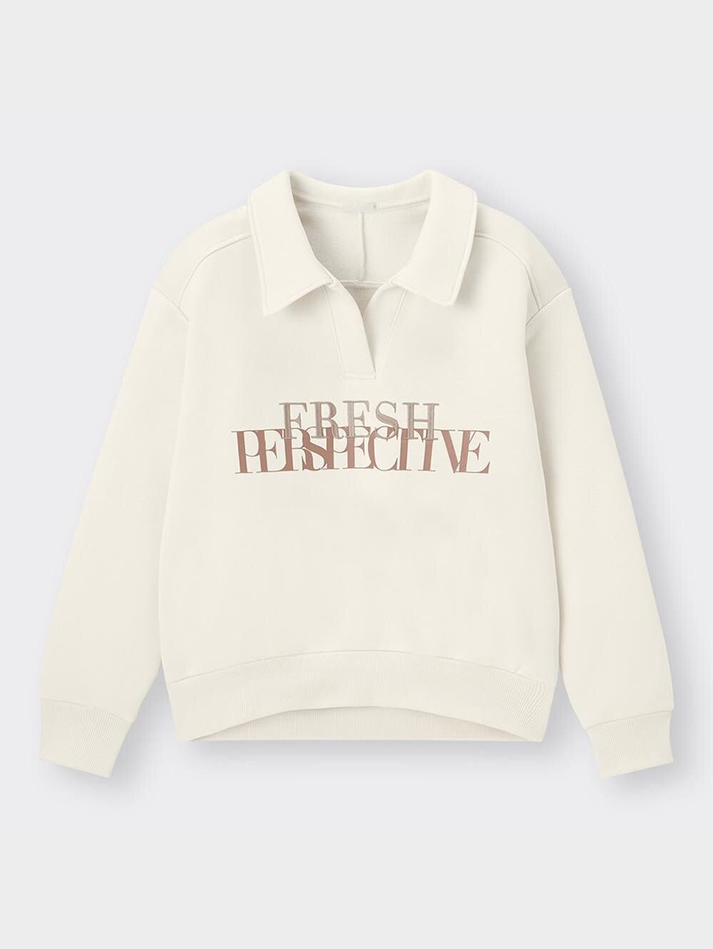 人気 ブランド チェック GU公式 | グラフィックスウェットプルオーバー(長袖)+E Clothing