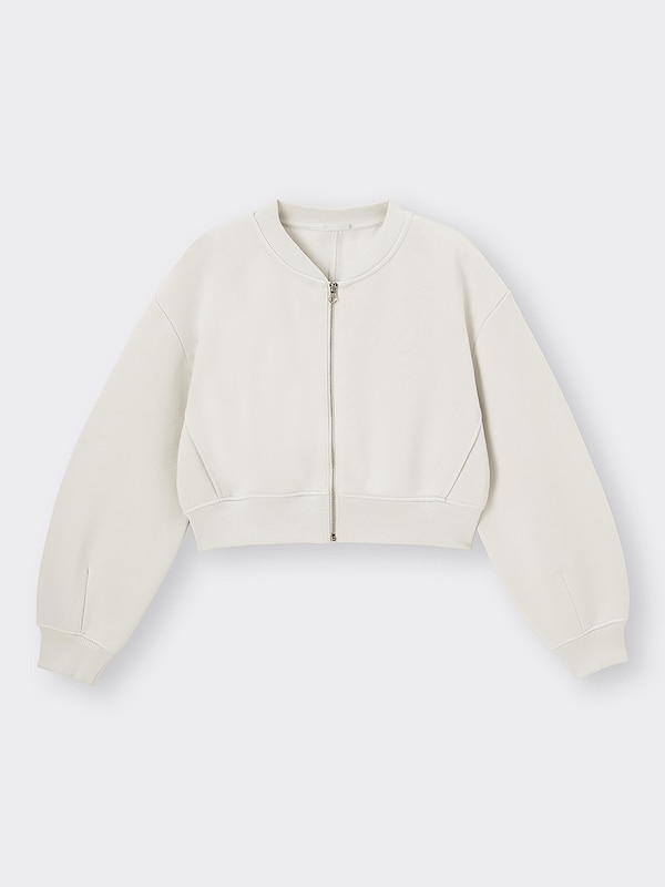 ヘビーウェイトスウェットクロップドブルゾン(長袖)+E