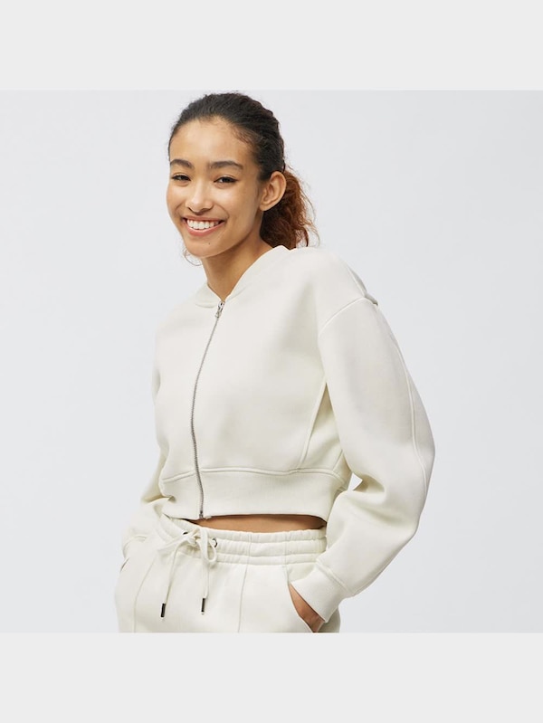 ヘビーウェイトスウェットクロップドブルゾン(長袖)+E