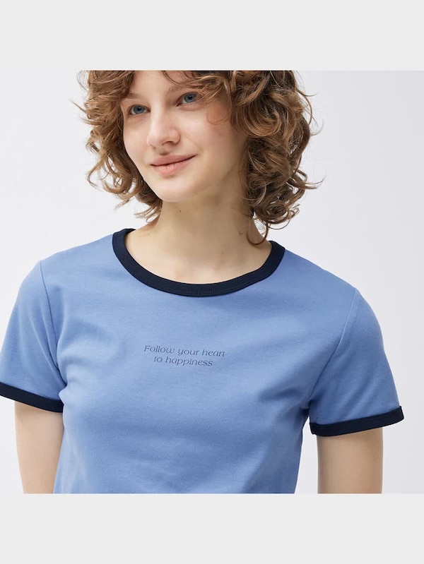 グラフィックバイカラーミニT(半袖)+EC