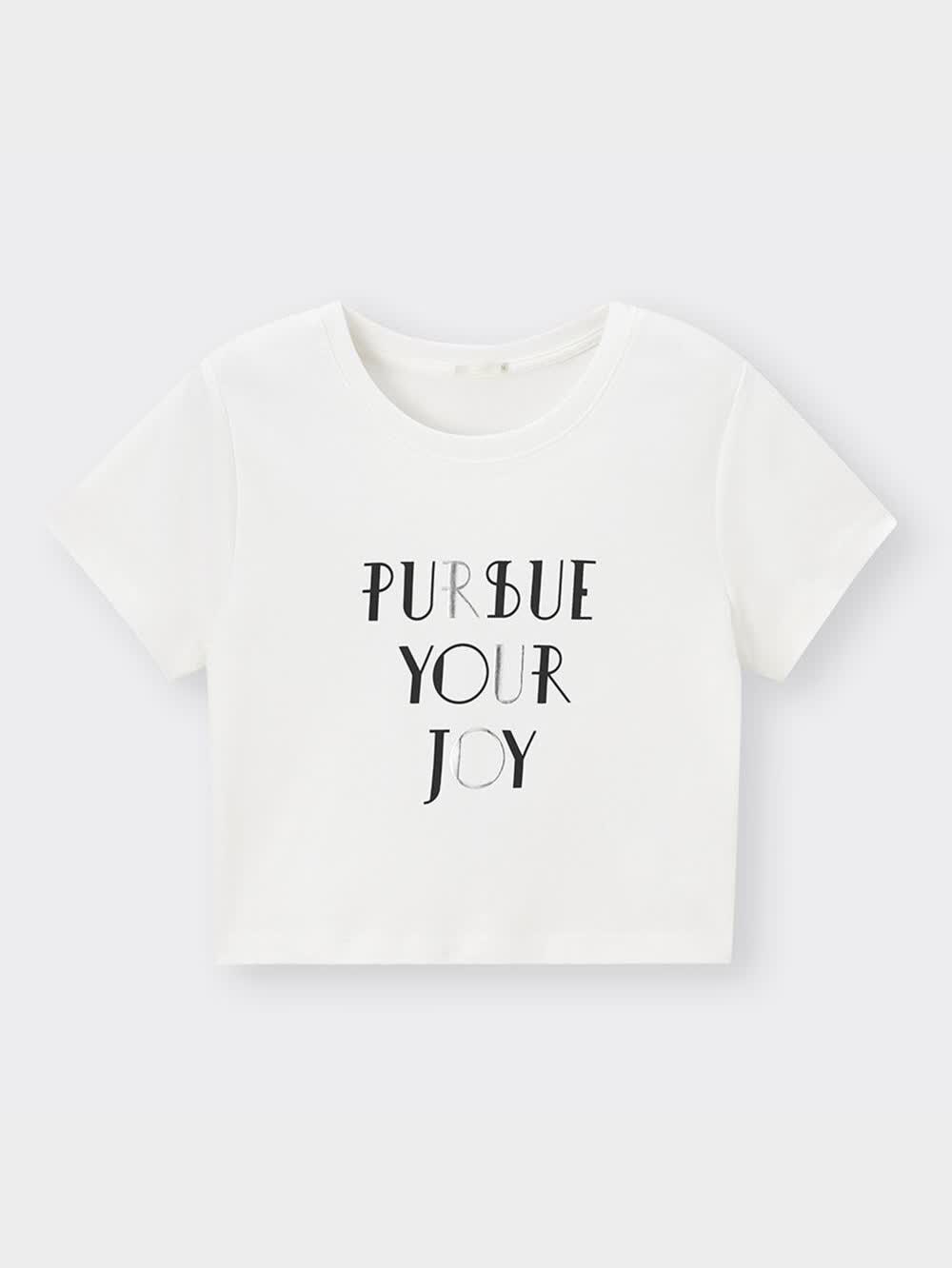 GU公式 | グラフィックミニT(半袖)(タイポグラフィ)+EC