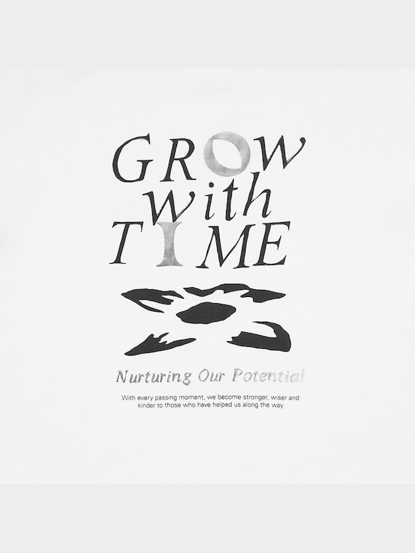 グラフィックT(5分袖)(タイポグラフィ)+EC