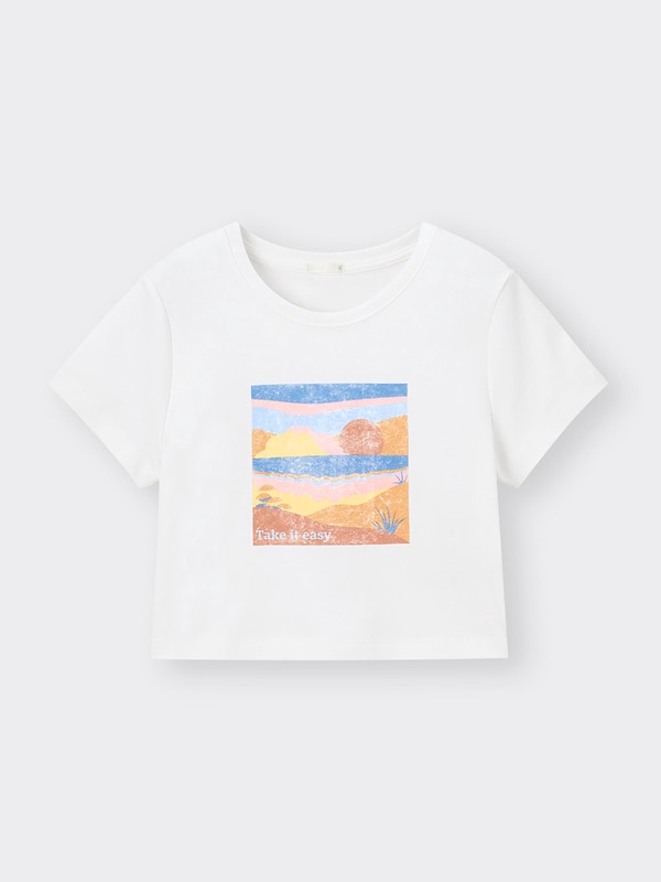 グラフィックミニT(半袖)(サンセット)