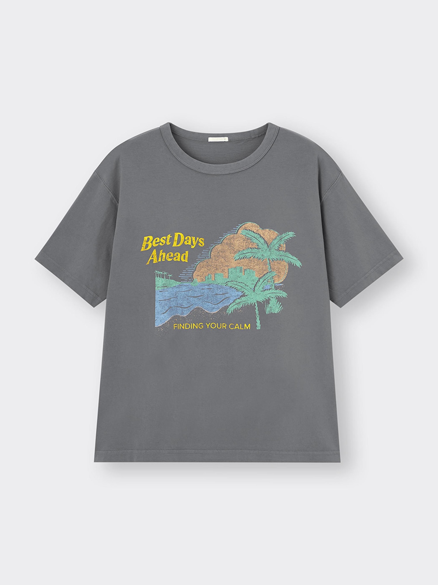 アウトレット福袋 GU公式 | グラフィックT(5分袖)(サンセット) Tシャツ(半袖/袖なし)