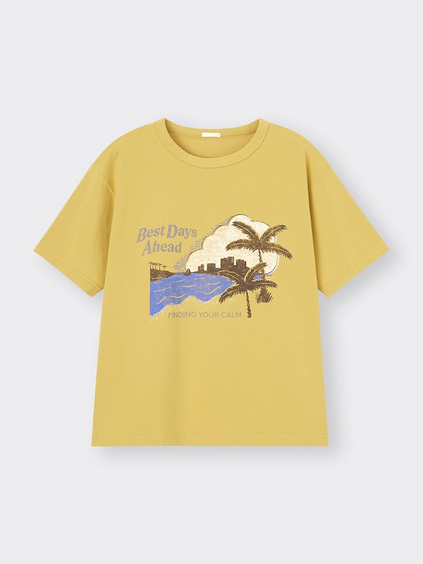 グラフィックT(5分袖)(サンセット)