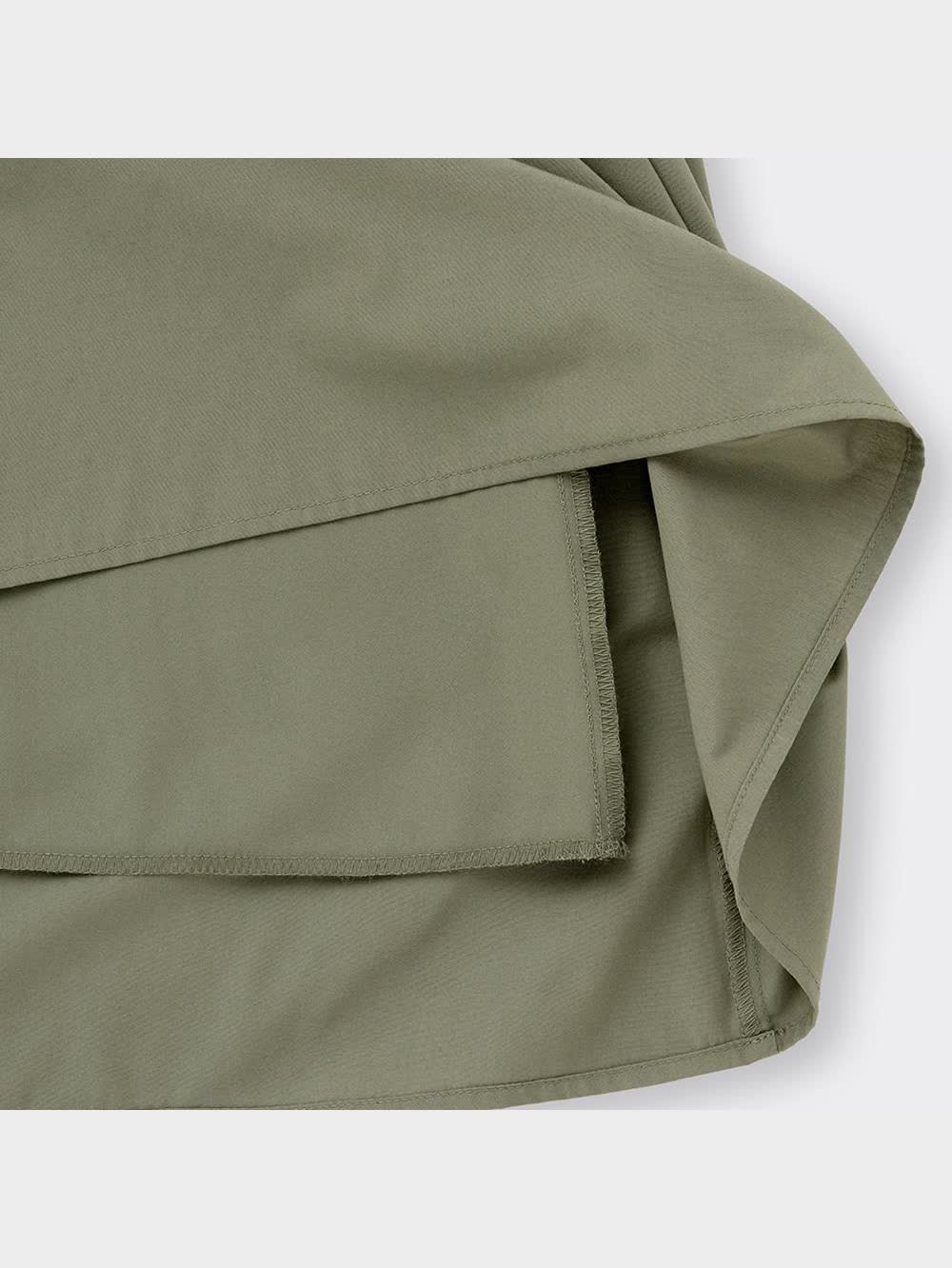 必ず自己紹介をお読み下さい✴︎E　OとQ GU公式 | タックフレアミディスカート+E(丈標準81.0～85.0cm)