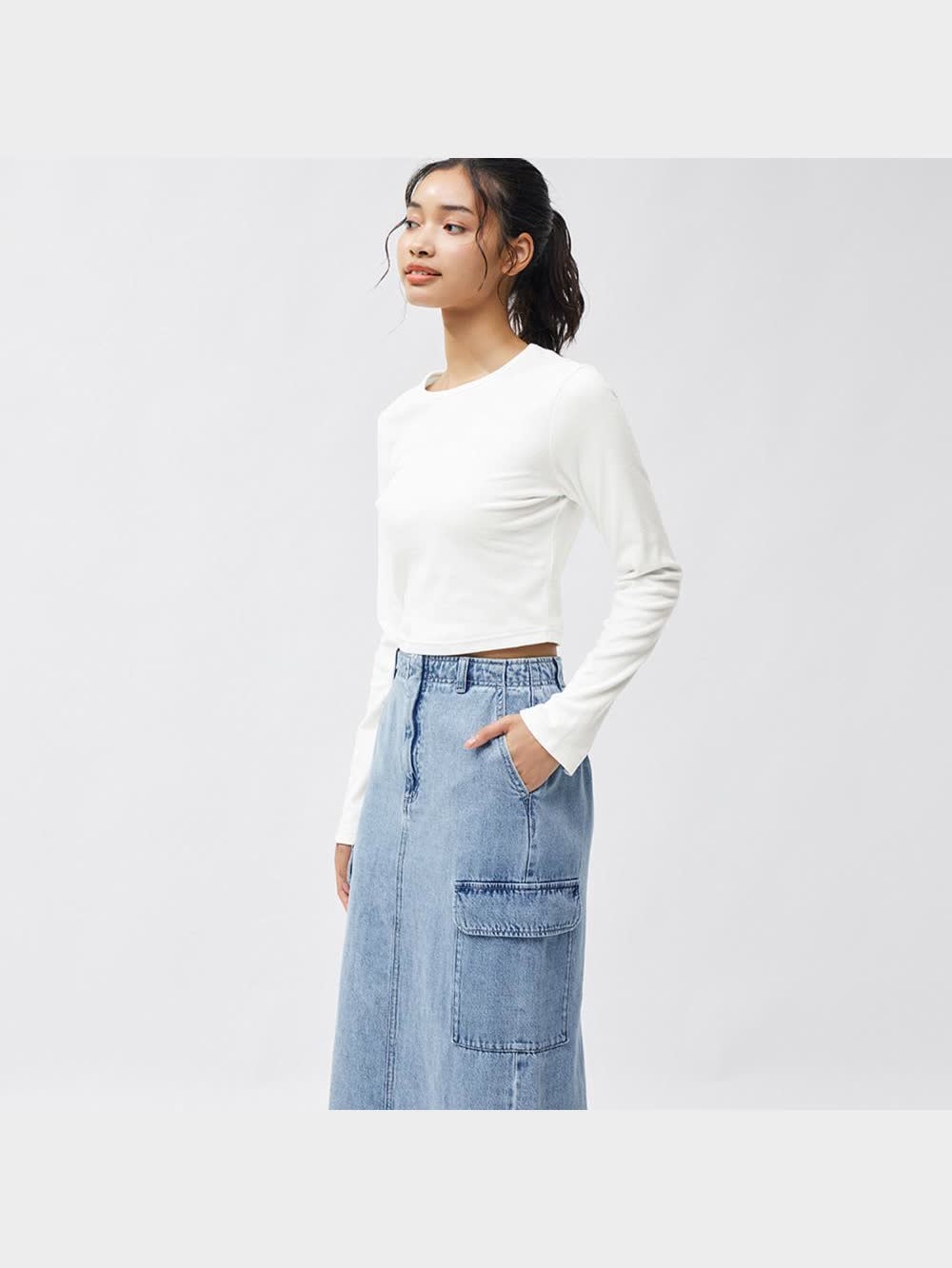 PRANK PROJECT｜デニムカーゴスカート / Denim Cargo Skirt
