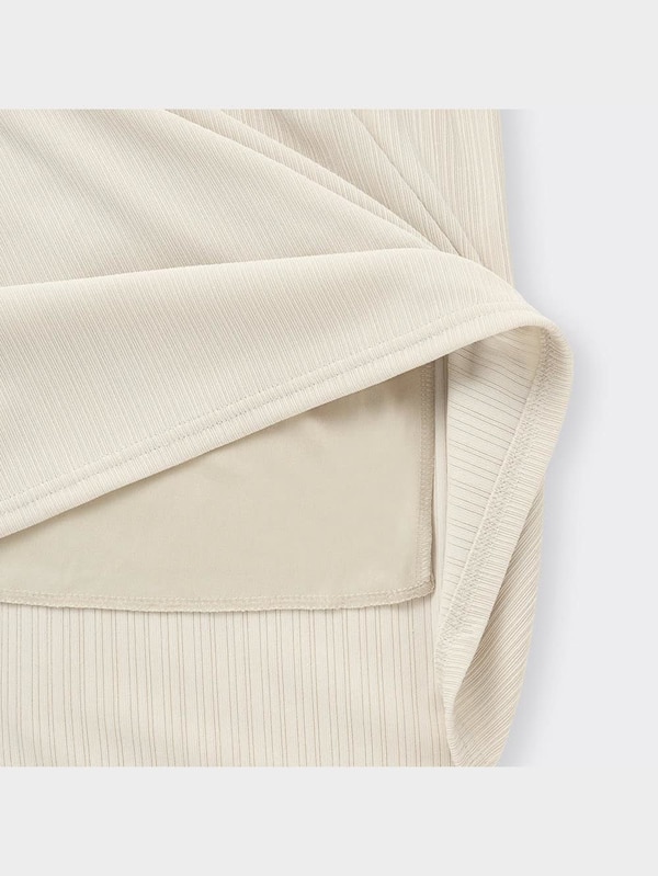 リブナロースリットロングスカート(丈標準83.0～90.0cm)(セットアップ可能)