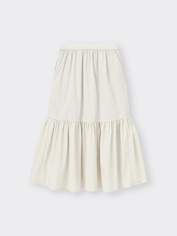 ティアードフレアロングスカートZ+E