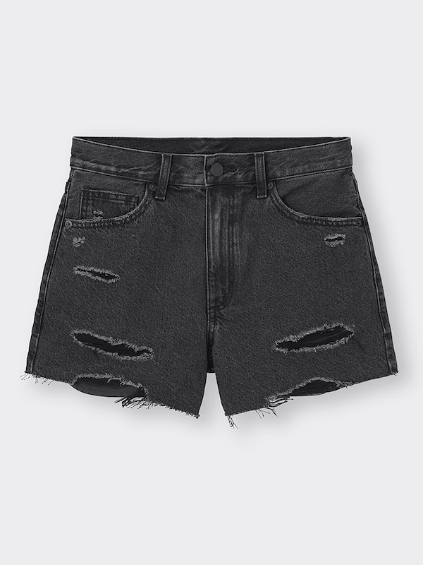 クラッシュデニムショートパンツOSB+EC