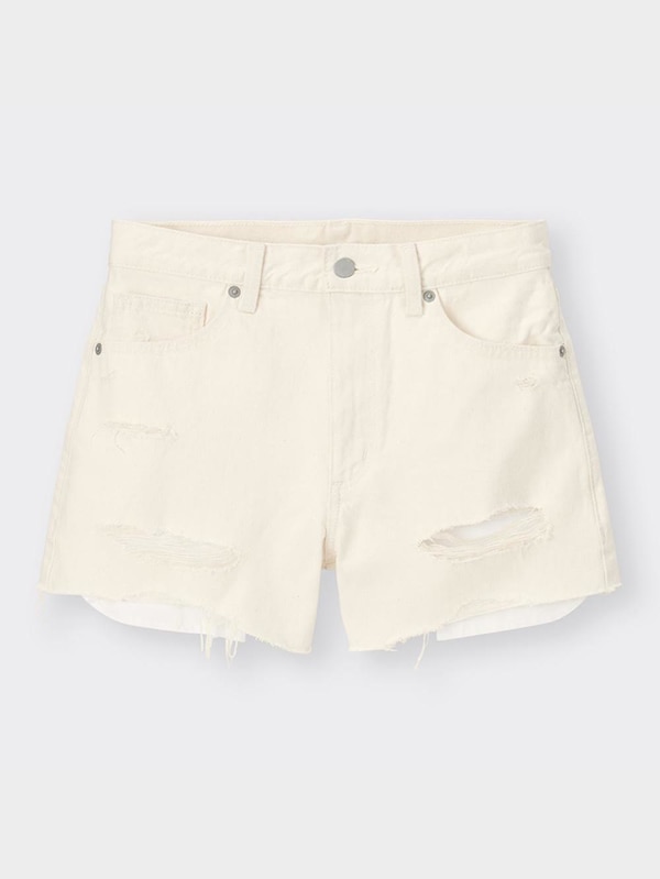 クラッシュデニムショートパンツOSB+EC