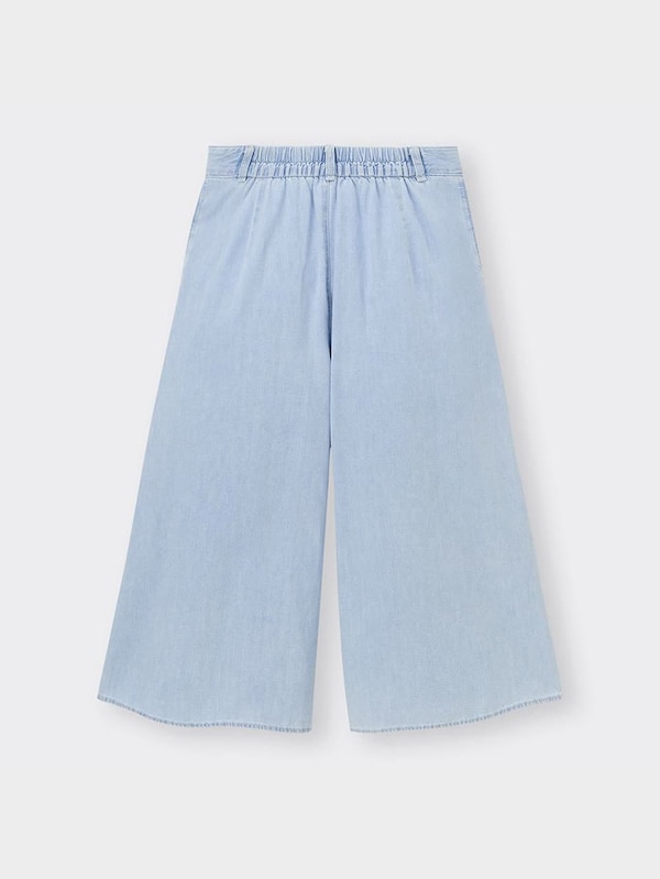 ライトデニムガウチョパンツOSB+EC