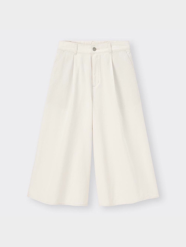 ライトデニムガウチョパンツOSB+EC