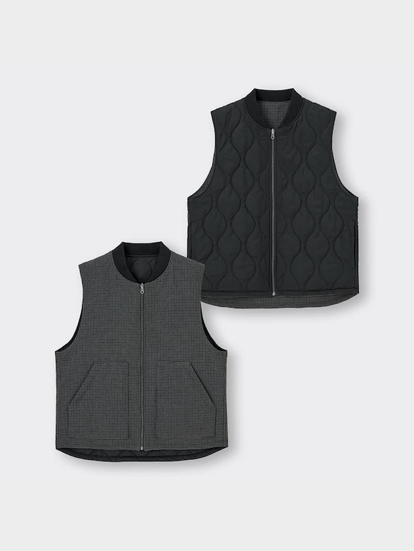 ヒートパデッドチェックベスト(リバーシブル仕様)