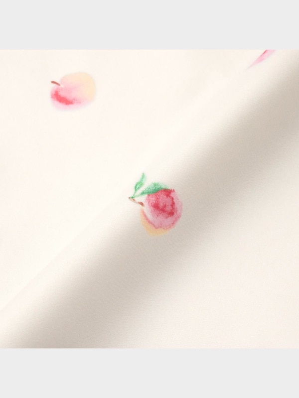 GIRLSサテンパジャマ(半袖&ショートパンツ)(ピーチ)