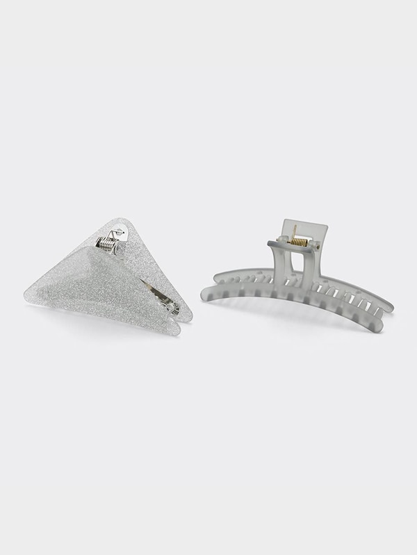 トライアングルヘアクリップ2P