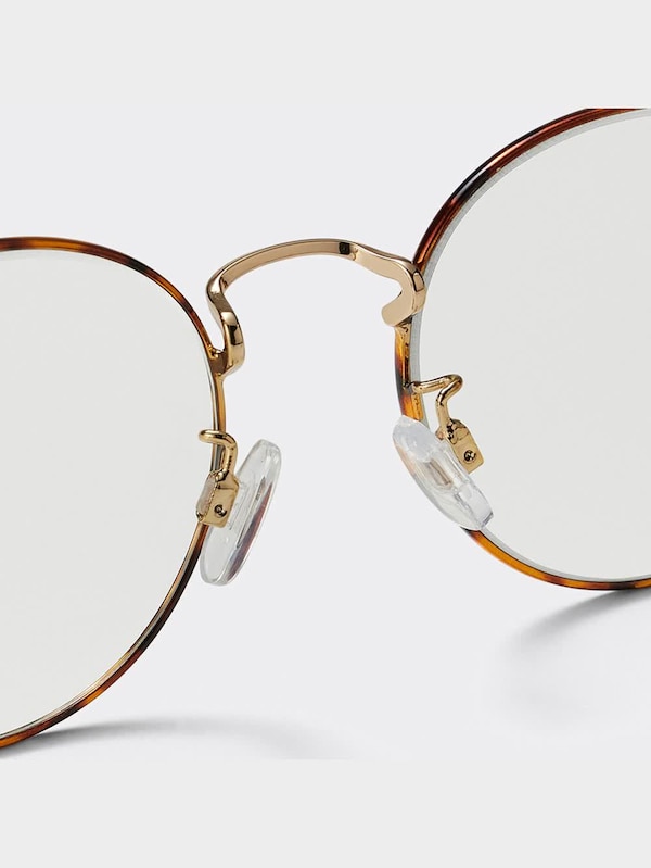 UVカットラウンドメタルグラス