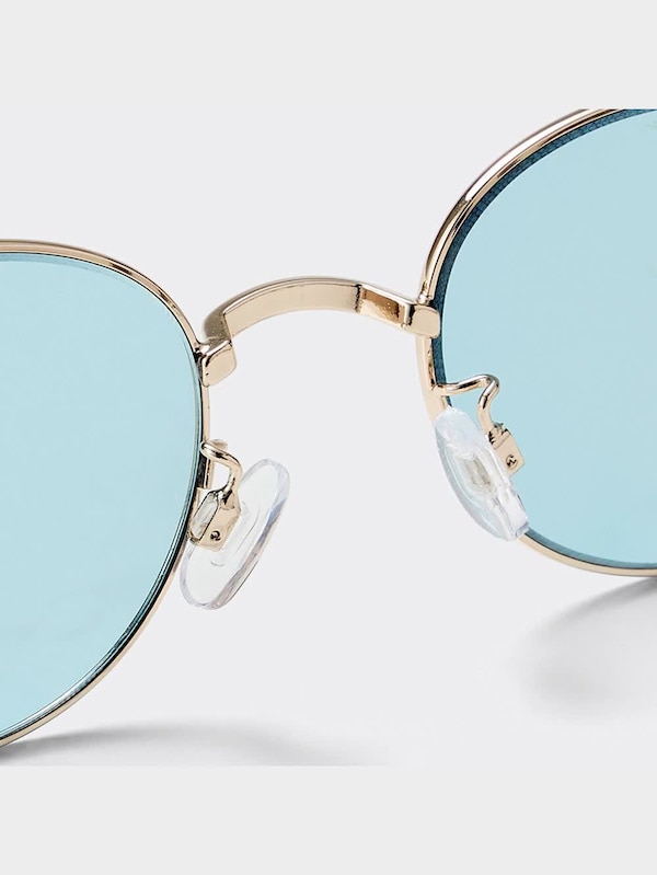 UVカットラウンドメタルサングラス