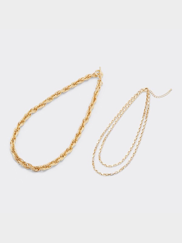 メタルチェーンネックレス