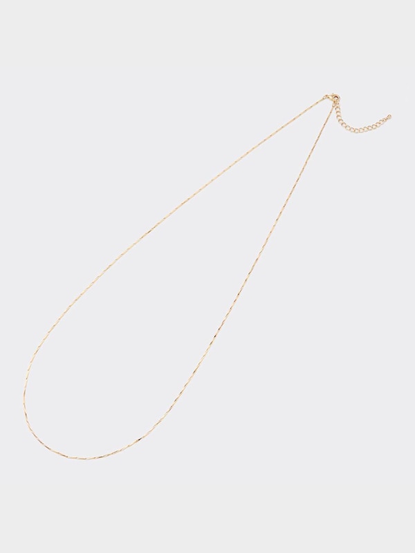 トライアングルチェーンロングネックレス