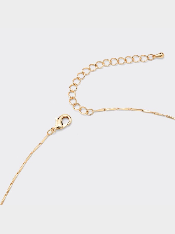 トライアングルチェーンロングネックレス