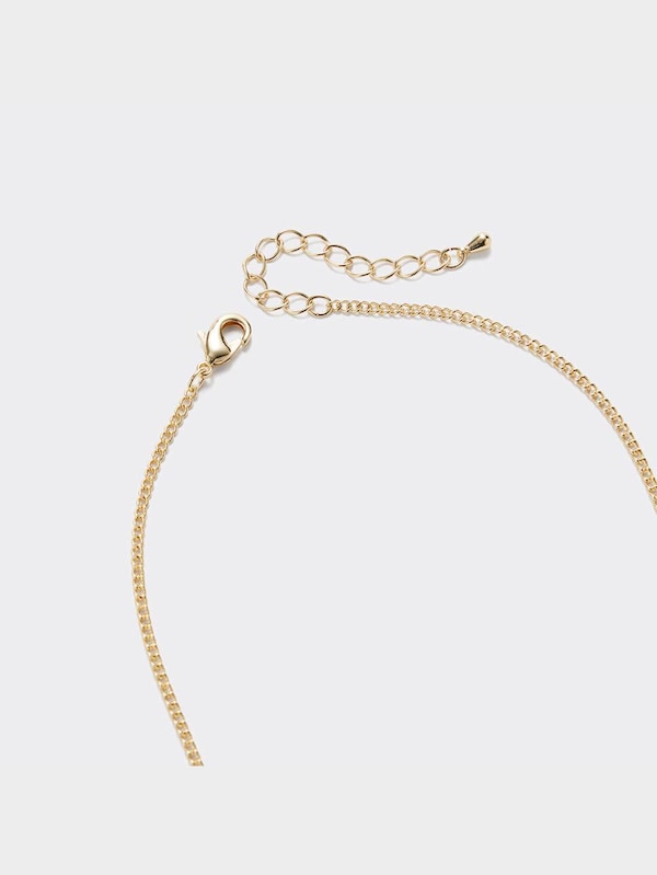 ロングラリエットビーズネックレス