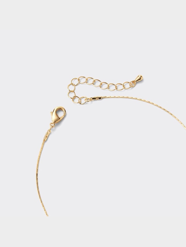 カラー&メタルネックレス