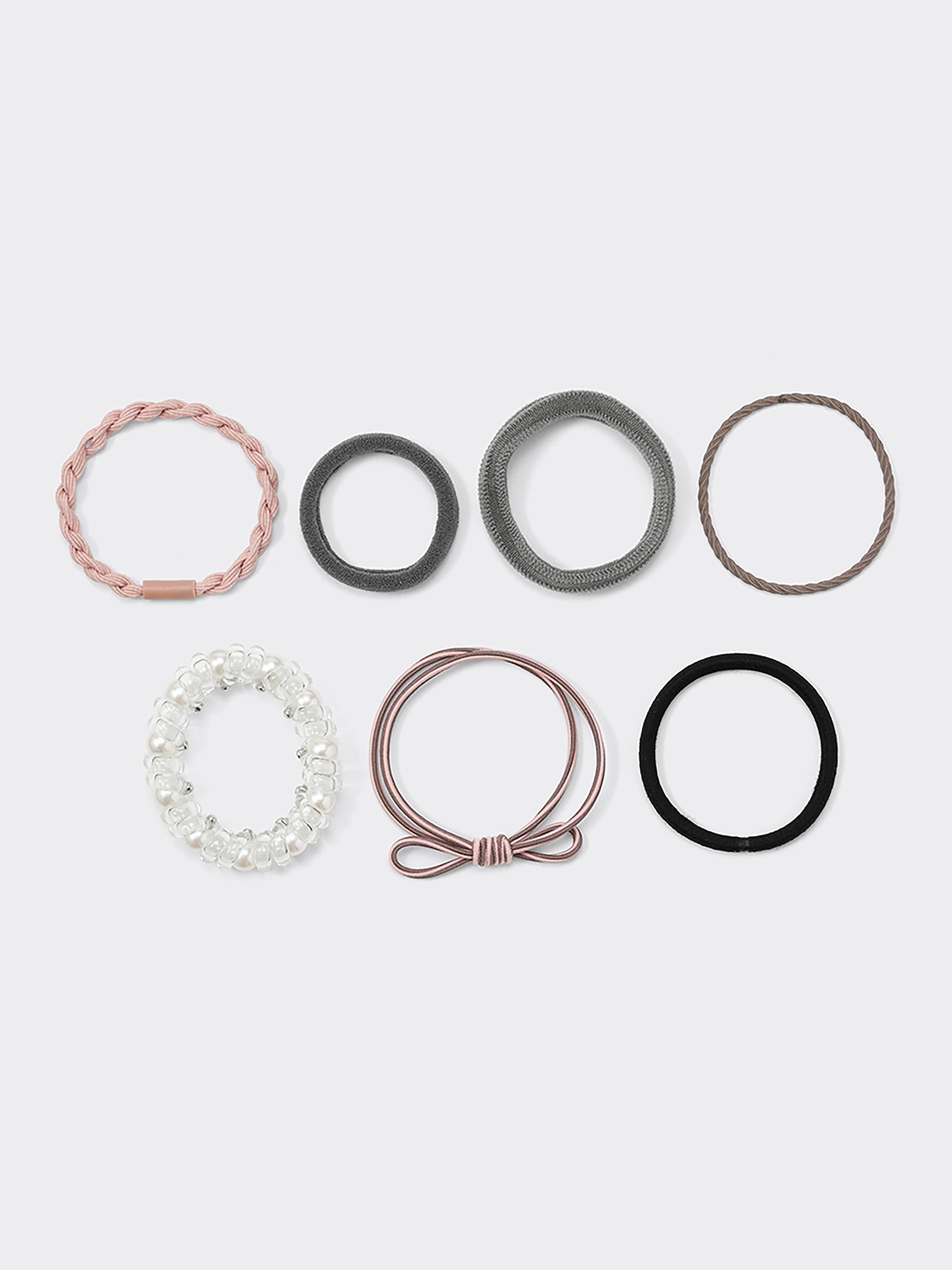 ようよページ　ヘアゴム 19点 GU公式 | スプリングパールライクヘアゴム7P