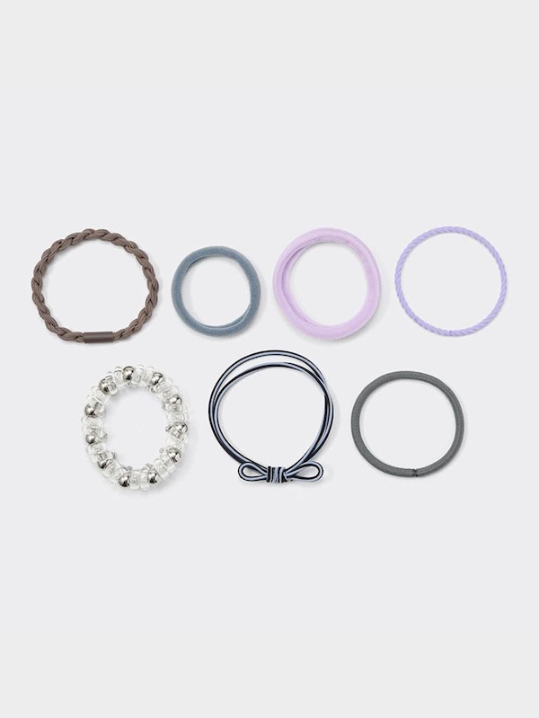 スプリングパールライクヘアゴム7P