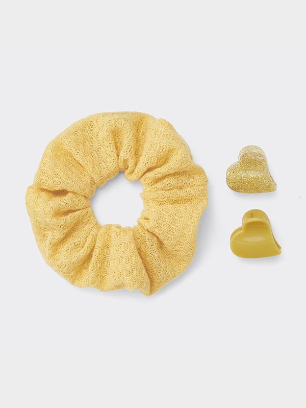 ミニヘアクリップ&シュシュ