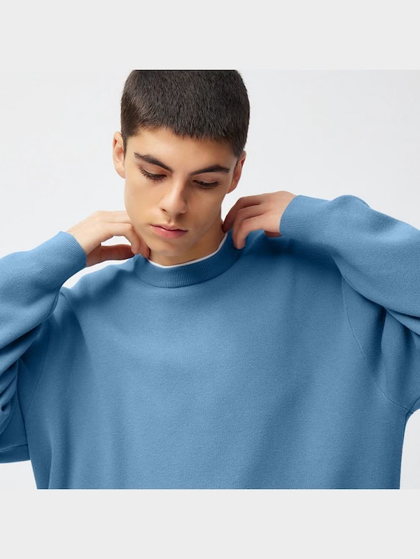 ウォッシャブルスムースニットプルオーバー(長袖)SW