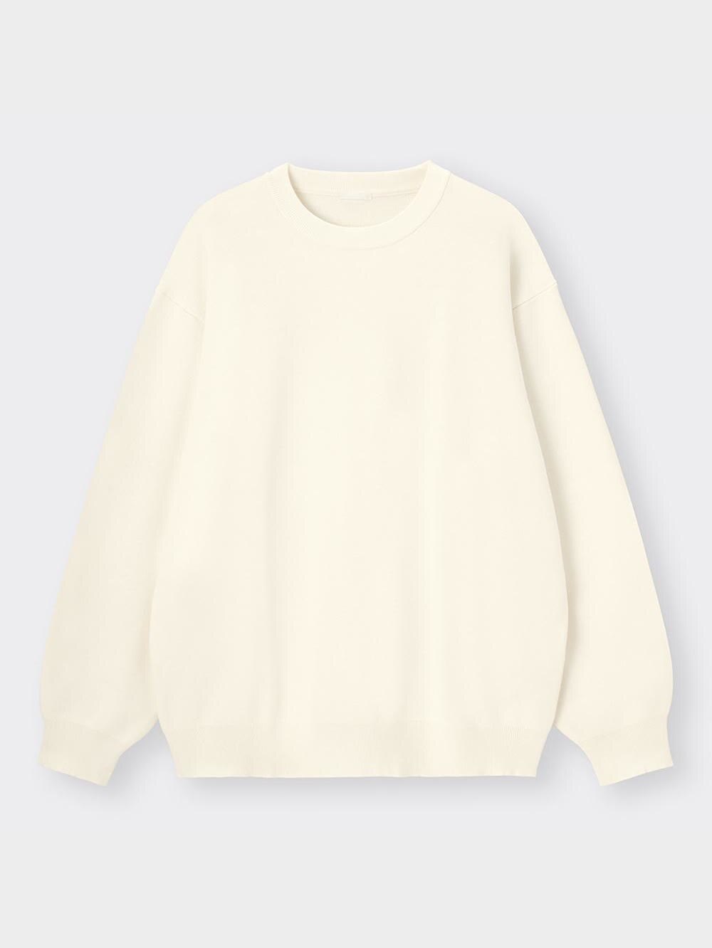 GU公式 | ウォッシャブルスムースニットプルオーバー(長袖)SW
