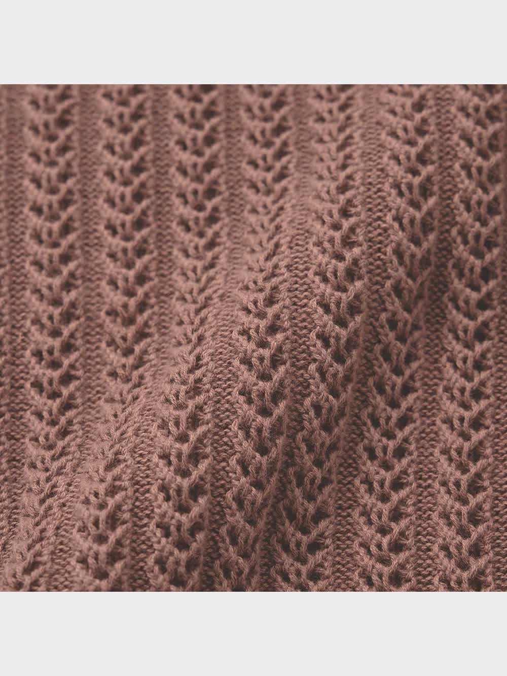 あん坊 GU公式 | 透かし編みニットプルオーバー(長袖)