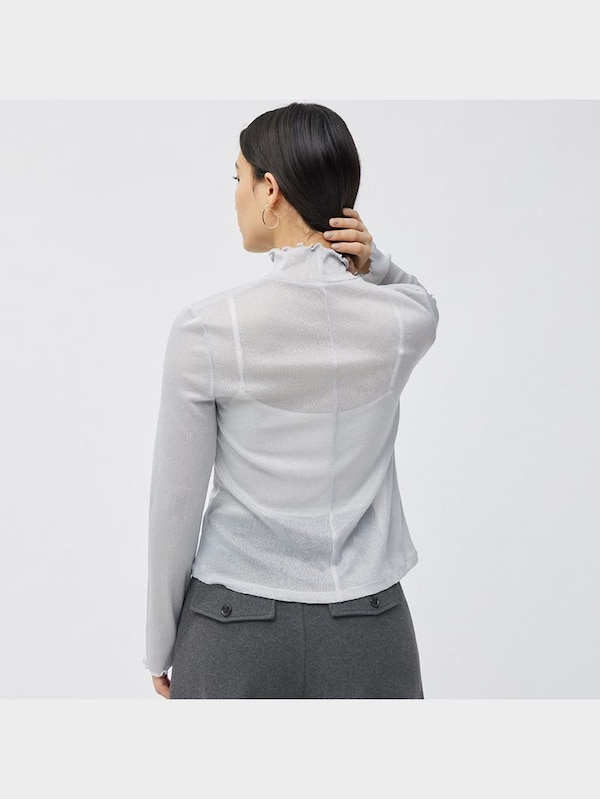 ラメハイネックT(長袖)Q