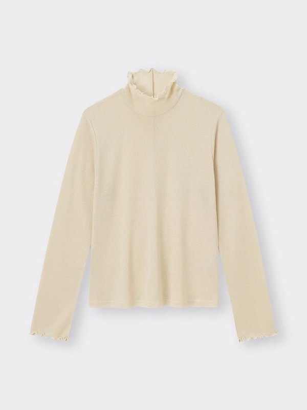 ラメハイネックT(長袖)Q