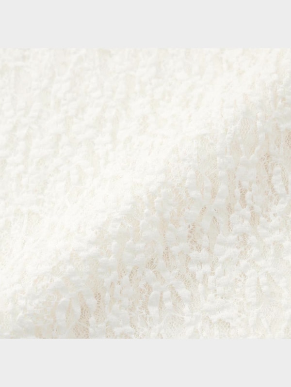 レースクルーネックT(長袖)Q+E