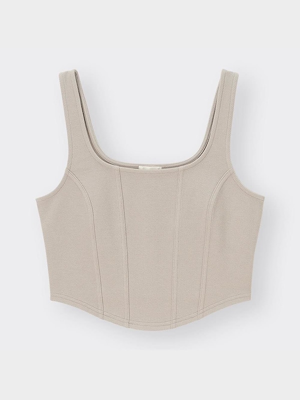 2ピースビスチェレイヤードT(長袖)Q+E