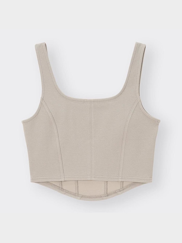 2ピースビスチェレイヤードT(長袖)Q+E